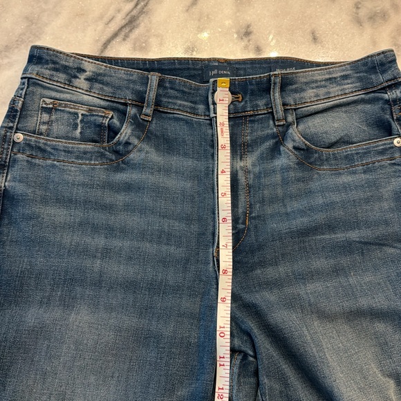 J. Jill Denim high-rise boot cut jeans size 10p - Picture 9 of 14